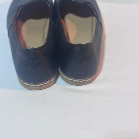 Charix Black Slip-On Leather Loafer Flats Womens Comfort Travel US 9 EU39.5 - Picture 6 of 11